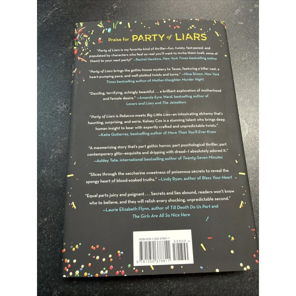 Party of Liars : A Novel by Kelsey Cox (2025, Hardcover)